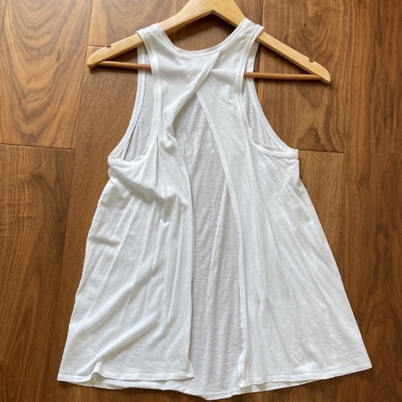 Lululemon White Namaste Open Back Tank - Picture 3 of 7